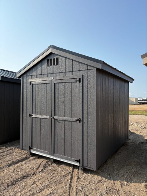 8'x10' Economy Ranch Gable Wood Shed