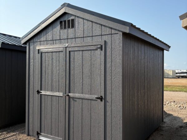 8'x10' Economy Ranch Gable Wood Shed