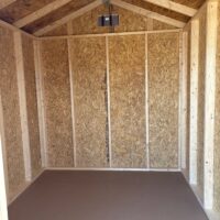 8'x10' Economy Ranch Gable Wood Shed