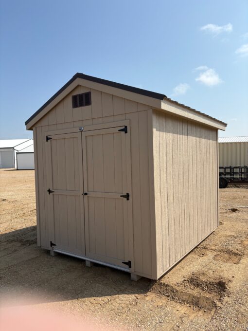 8'x10' Economy Ranch Gable Wood Shed