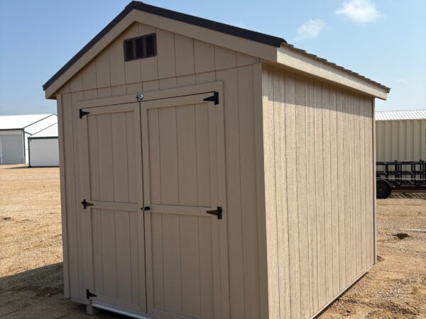 8'x10' Economy Ranch Gable Wood Shed