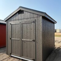 8'x10' Economy Ranch Gable Wood Shed