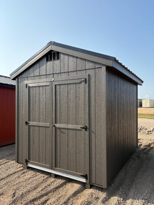 8'x10' Economy Ranch Gable Wood Shed