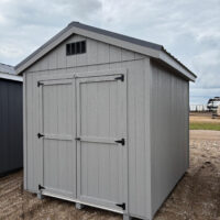 8'x10' Economy Ranch Gable Wood Shed