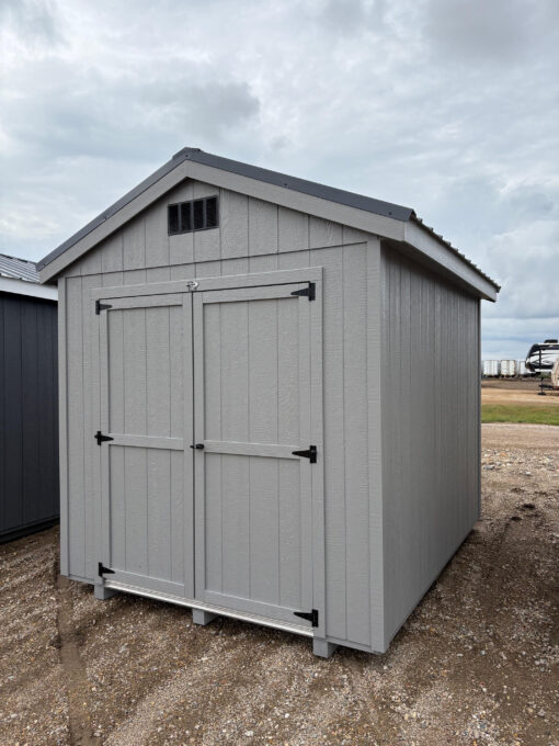 8'x10' Economy Ranch Gable Wood Shed