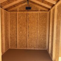 8'x10' Economy Ranch Gable Wood Shed