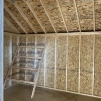 10'x12' Quaker Gable Wood Panel Chicken Coop