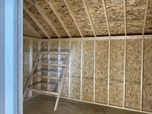 10'x12' Quaker Gable Wood Panel Chicken Coop