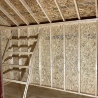 8'x12' Quaker Gable Wood Panel Chicken Coop