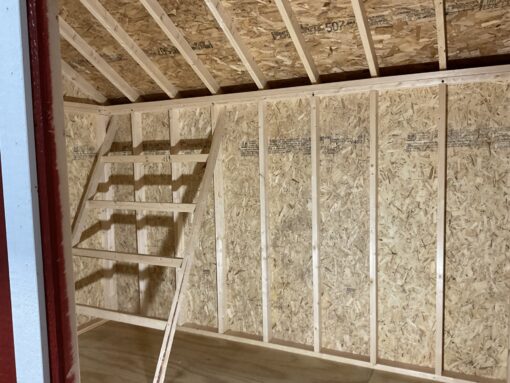 8'x12' Quaker Gable Wood Panel Chicken Coop