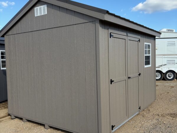 10'x12' Economy Ranch Gable Wood Shed