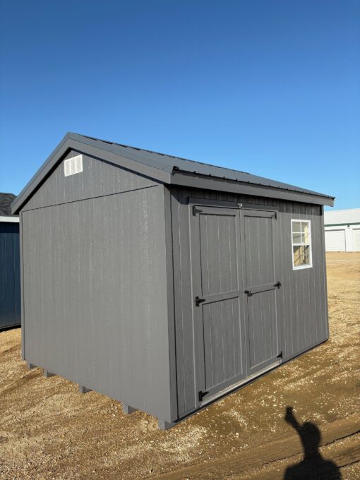 10'x12' Economy Ranch Gable Wood Shed