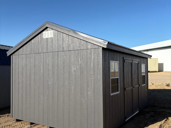 12'x16' Economy Ranch Gable Wood Shed