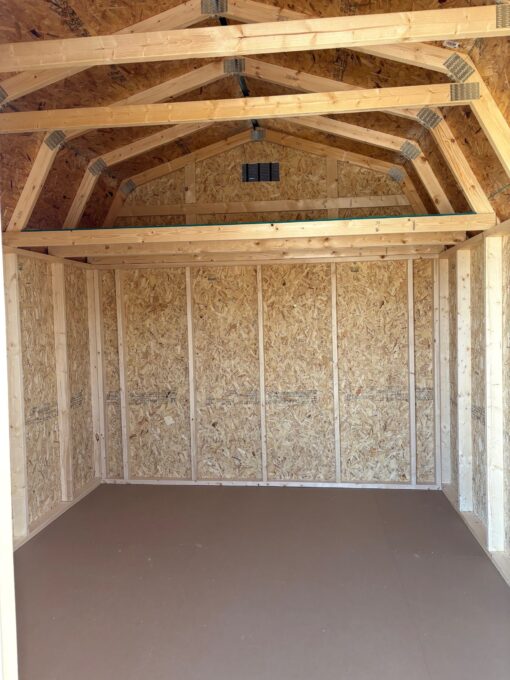 10'x12' Economy High Barn Wood Shed