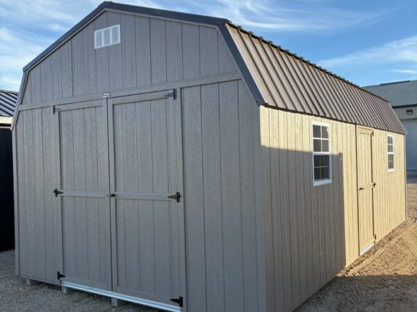 12'x24' Economy High Barn Wood Shed