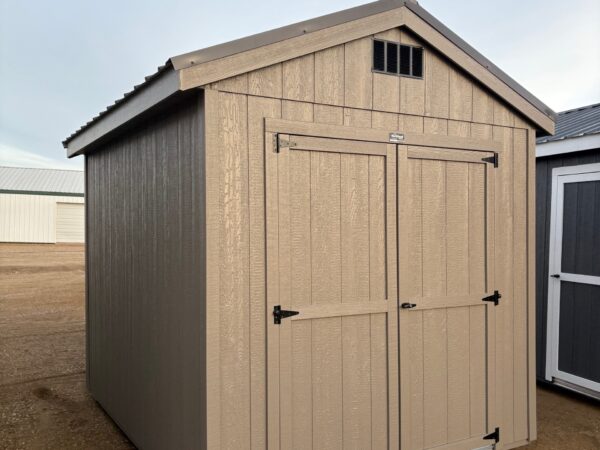 8'x10' Economy Ranch Gable Wood Shed