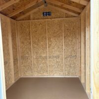 69001-a 8'x10' Economy Ranch Gable Wood Shed