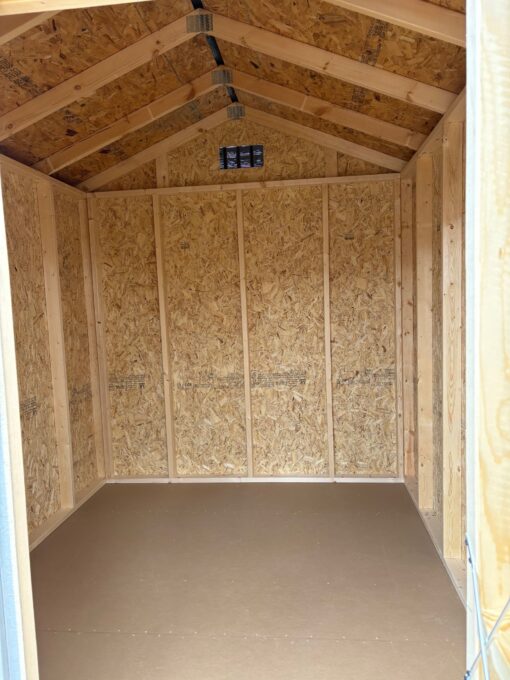 69001-a 8'x10' Economy Ranch Gable Wood Shed