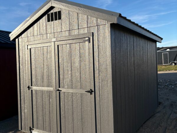 8'x12' Economy Ranch Gable Wood Shed