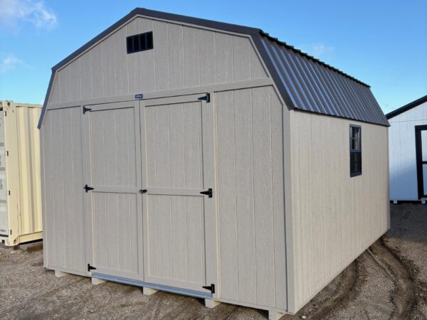 69396-1 12'x16' Economy High Barn Wood Shed