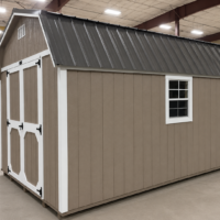 10'x16' High Barn Wood Panel Shed