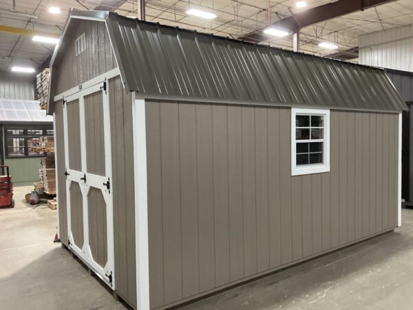 10'x16' High Barn Wood Panel Shed