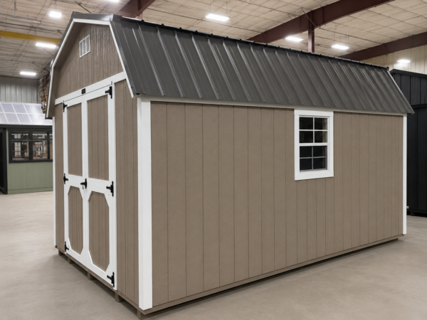 69445 10'x16' High Barn Wood Panel Shed