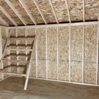 10'x12' Quaker Gable Wood Panel Chicken Coop