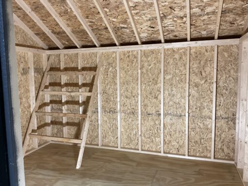10'x12' Quaker Gable Wood Panel Chicken Coop