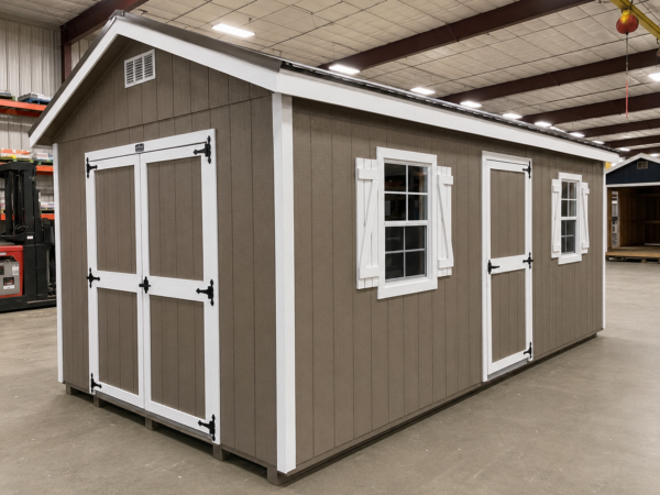 10'x20' Ranch Gable Wood Panel Shed