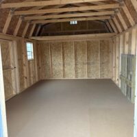 12'x20' Economy High Barn Wood Shed