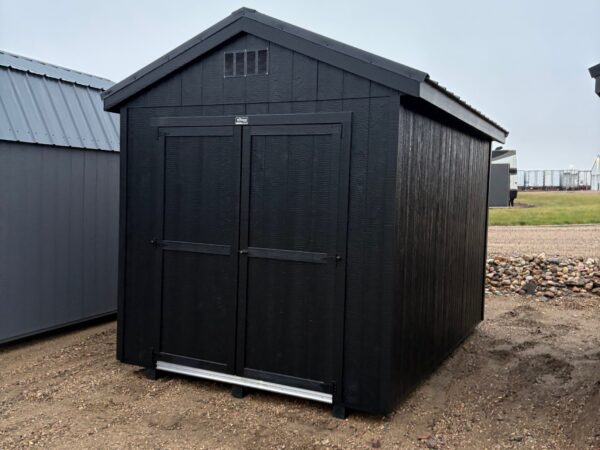 8'x12' Economy Ranch Gable Wood Shed