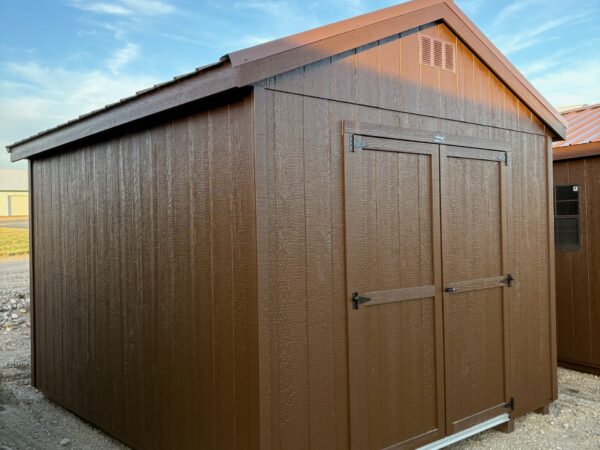 10'x12' Economy Ranch Gable Wood Shed