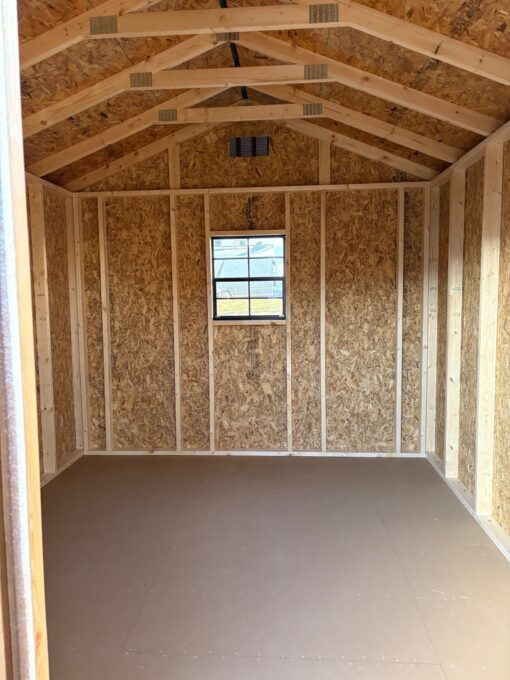 10'x12' Economy Ranch Gable Wood Shed