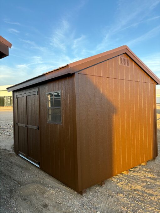 10'x12' Economy Ranch Gable Wood Shed
