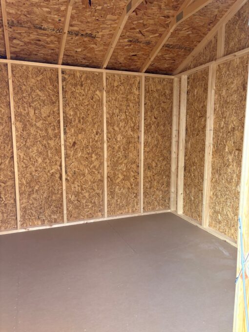 10'x12' Economy Ranch Gable Wood Shed