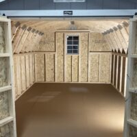 10'x12' Low Barn Wood Panel Shed