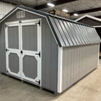 10'x12' Low Barn Wood Panel Shed
