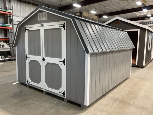 10'x12' Low Barn Wood Panel Shed