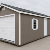 14'x32' Ranch Gable Wood Panel Garage
