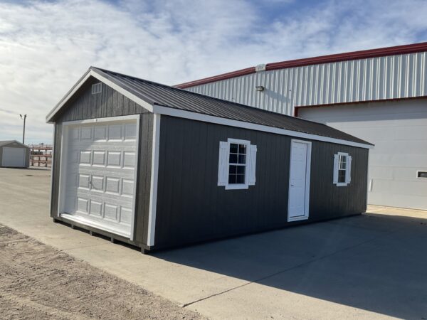 14'x32' Ranch Gable Wood Panel Garage