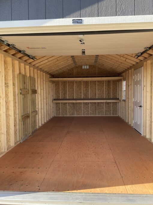 12'x24' Ranch Gable Wood Panel Garage