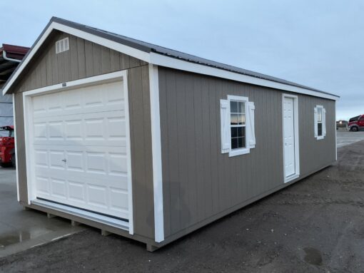 14'x32' Ranch Gable Wood Panel Garage