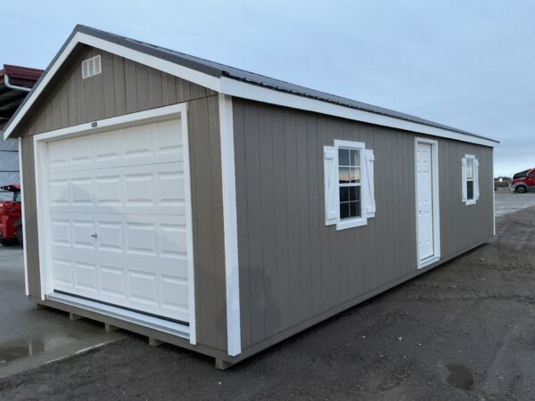 14'x32' Ranch Gable Wood Panel Garage