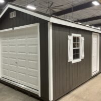 12'x24' Ranch Gable Wood Panel Garage