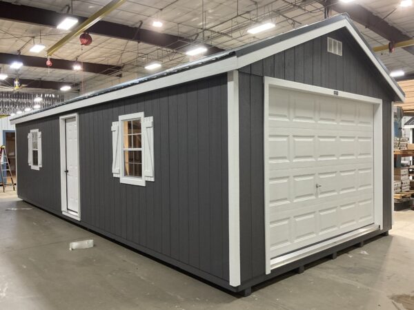 14'x32' Ranch Gable Wood Panel Garage