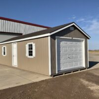 14'x32' Ranch Gable Wood Panel Garage