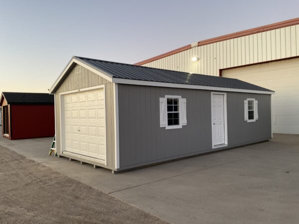 14'x32' Ranch Gable Wood Panel Garage