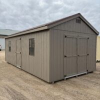 12'x24' Economy Ranch Gable Wood Shed