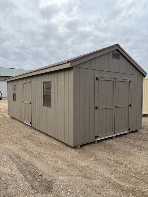 12'x24' Economy Ranch Gable Wood Shed